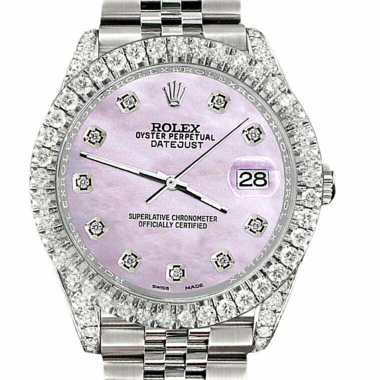 title:Rolex Datejust  Diamond Bezel/Lugs/Pink Pearl   TFJ-142508587;color:not applicable