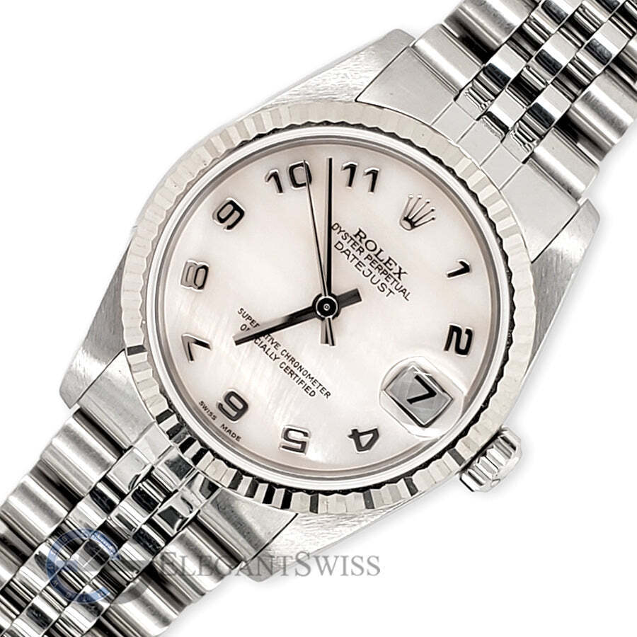 title:Rolex Datejust 31MM Factory White MOP Arabic Dial White  TFJ-142508470;color:not applicable