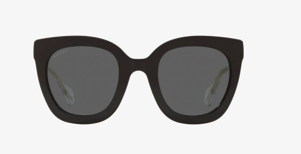 Gucci Butterfly Sunglasses Black/Grey Gradient/Crystal 54mm