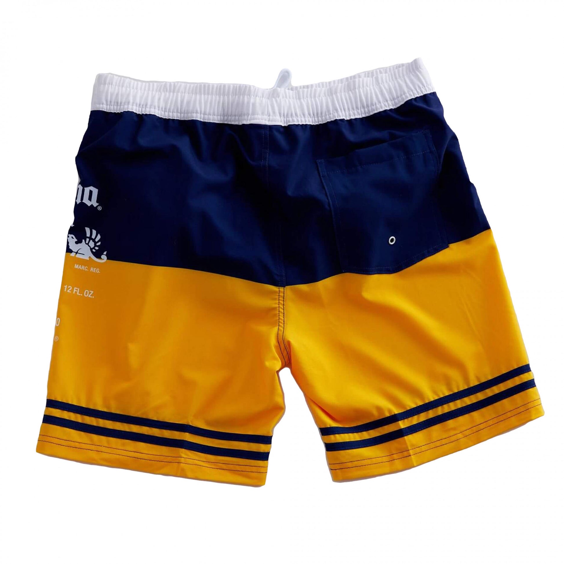 title:Corona Extra Striped Stretch Board Shorts;color:Multi-Color