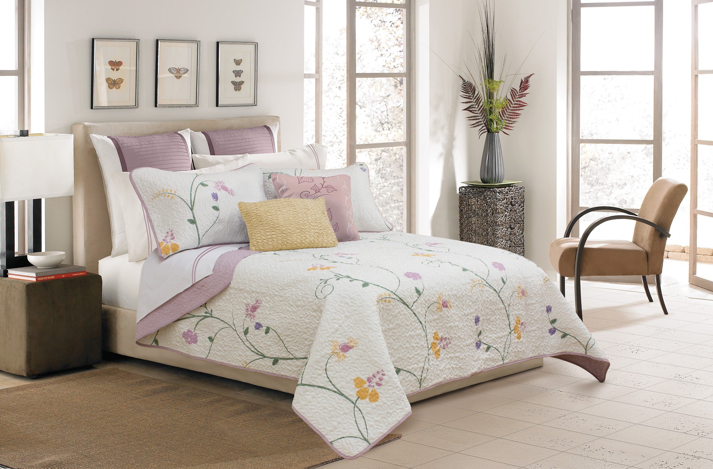 title:Safdie & Co. Quilt 3PC Set DQ Serenade;color:Multi