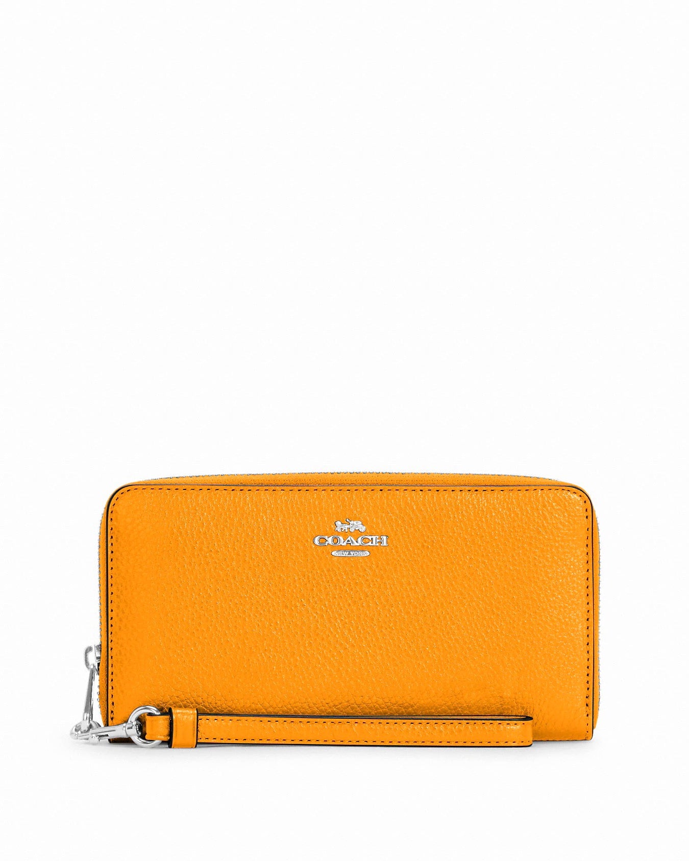 title:Coach Women's Long Zip Around Wallet;color:Papaya