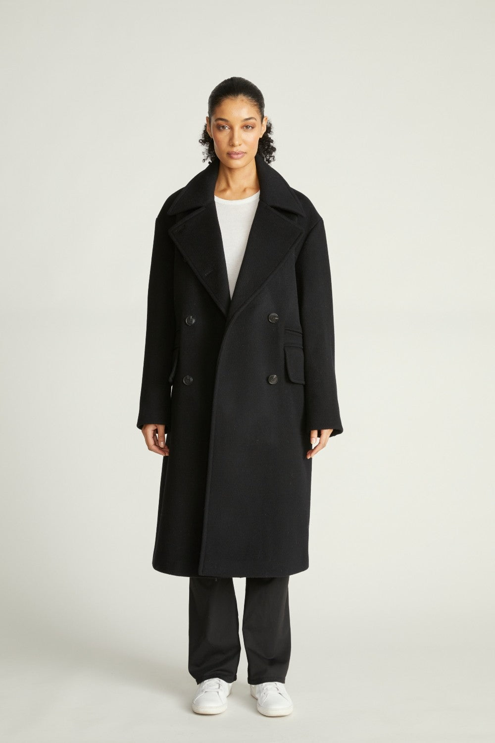 Rebecca Minkoff Vegan Shearling Car Coat