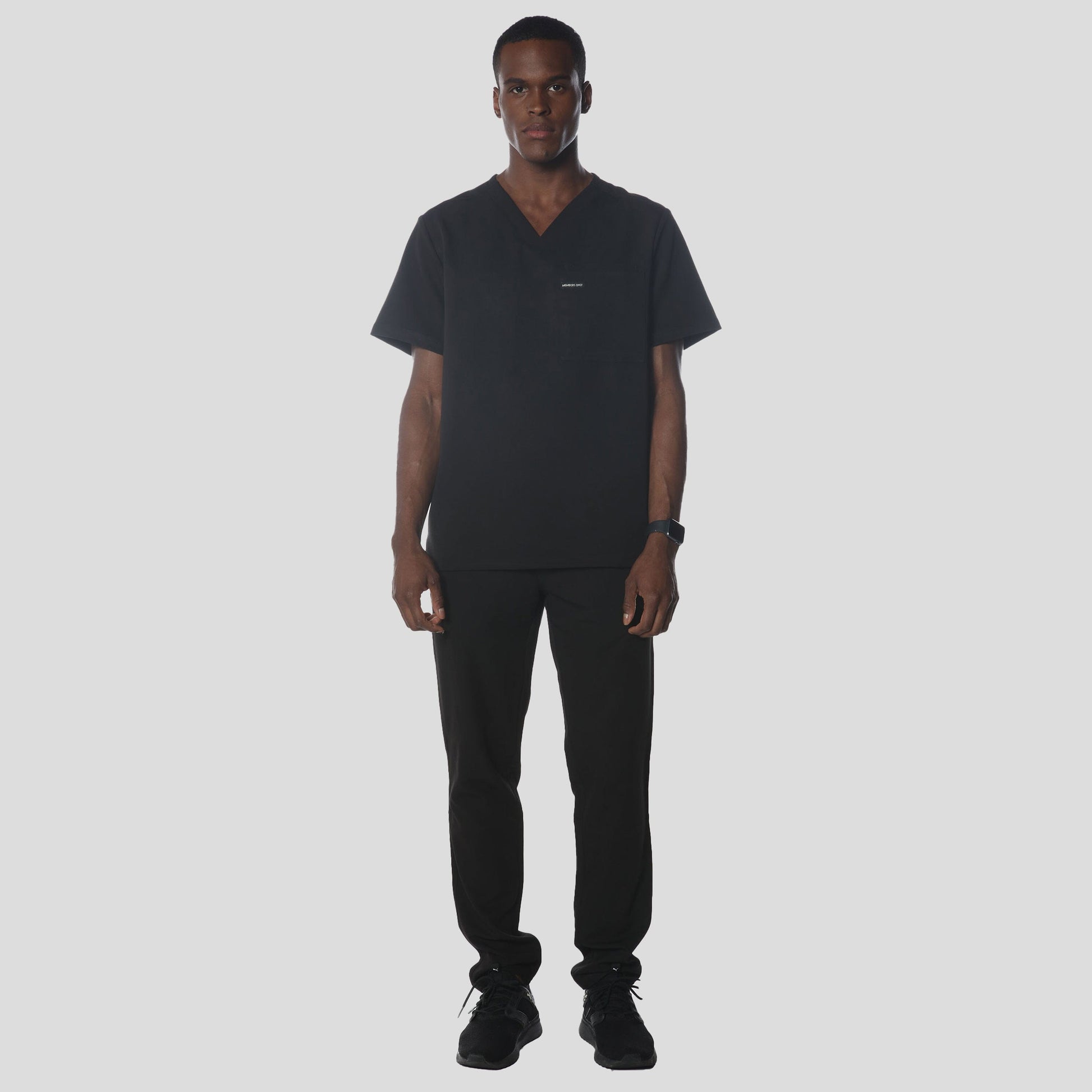 Brighton 3-Pocket Scrub Top Mens Scrub Top Members Only 