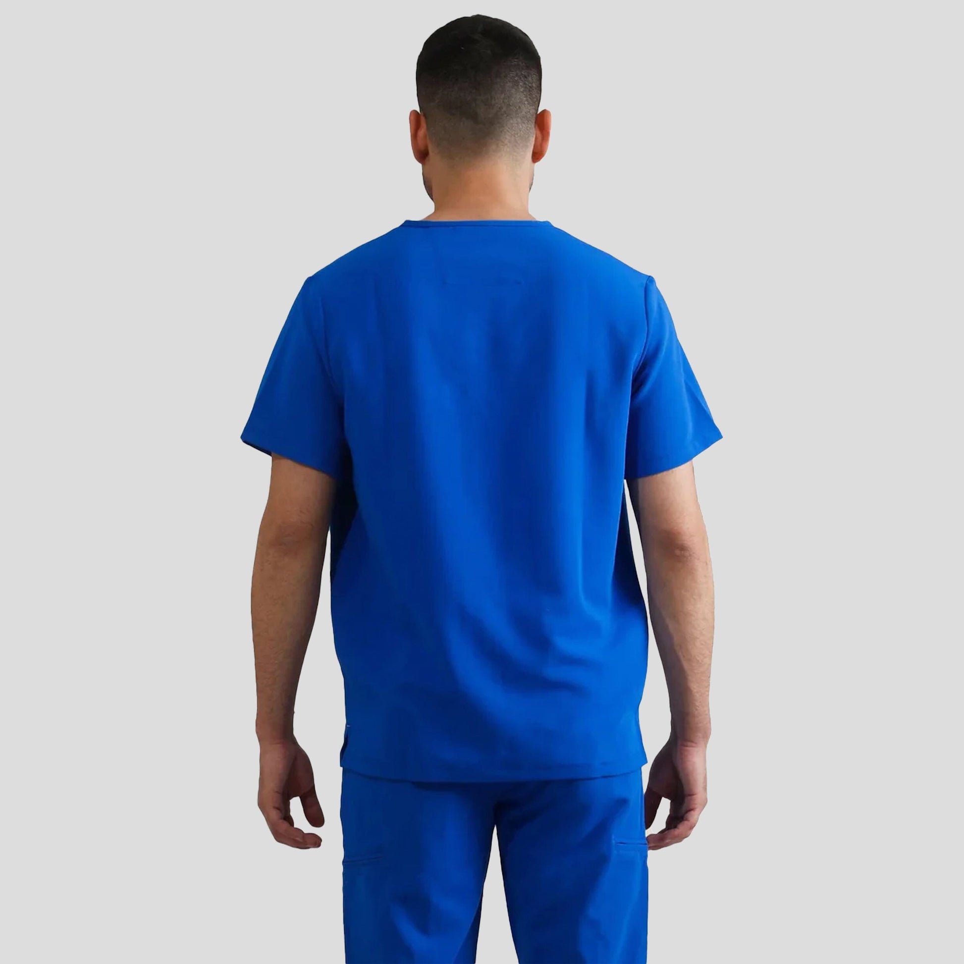 Brighton 3-Pocket Scrub Top Mens Scrub Top Members Only 