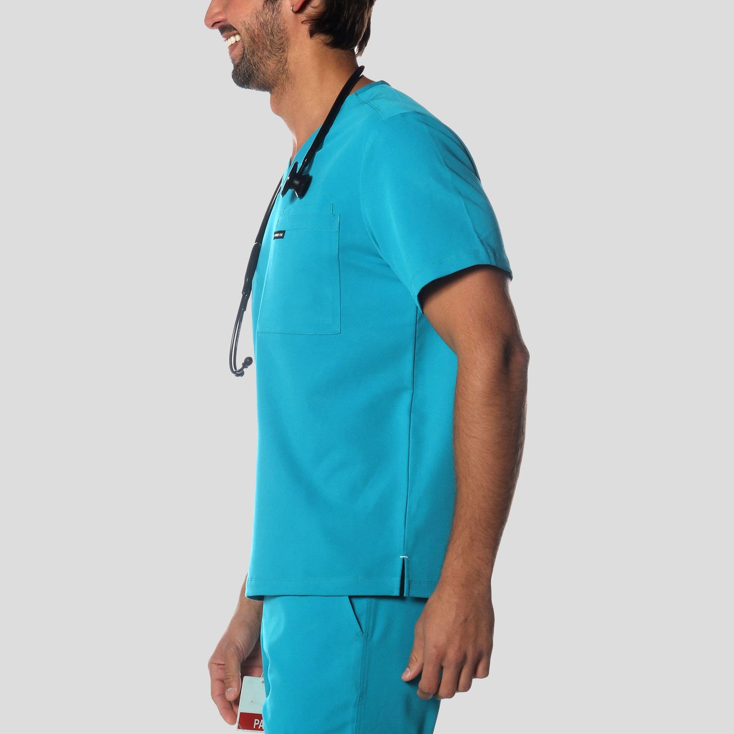 Brighton 3-Pocket Scrub Top Mens Scrub Top Members Only 