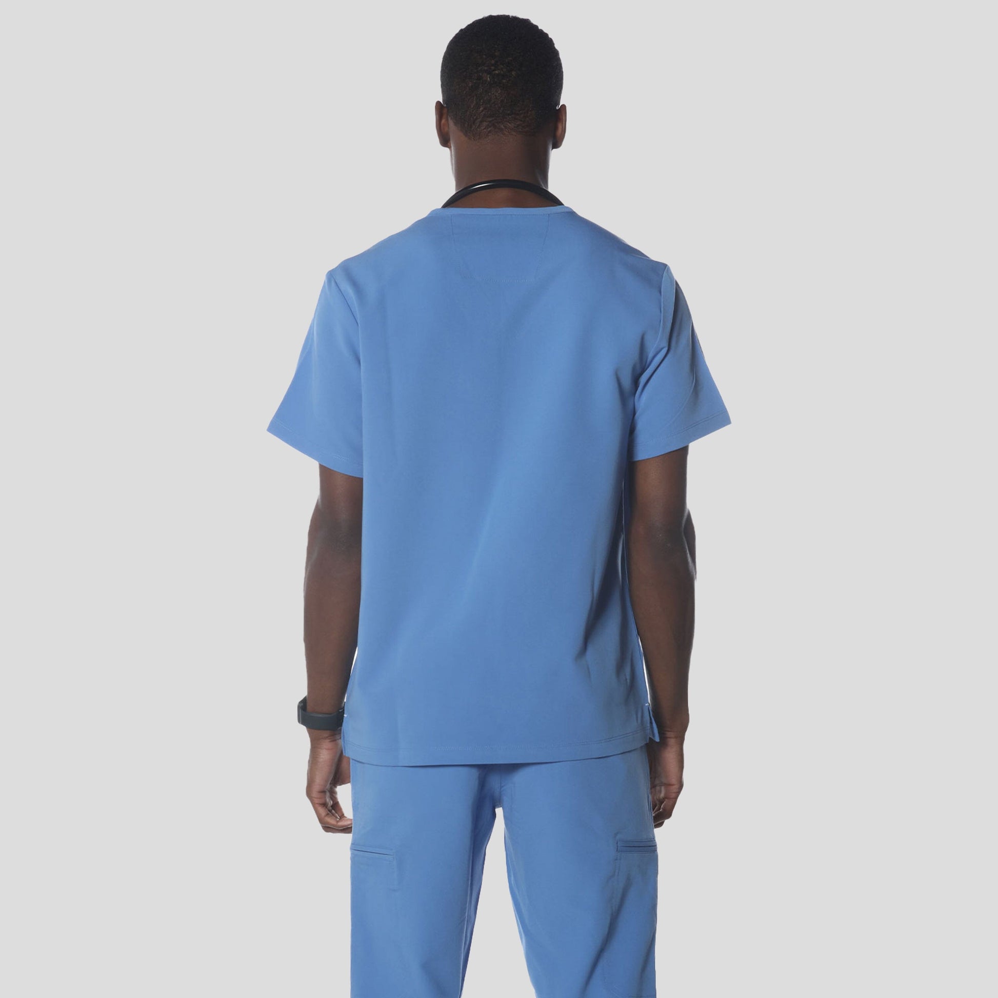 Brighton 3-Pocket Scrub Top Mens Scrub Top Members Only 