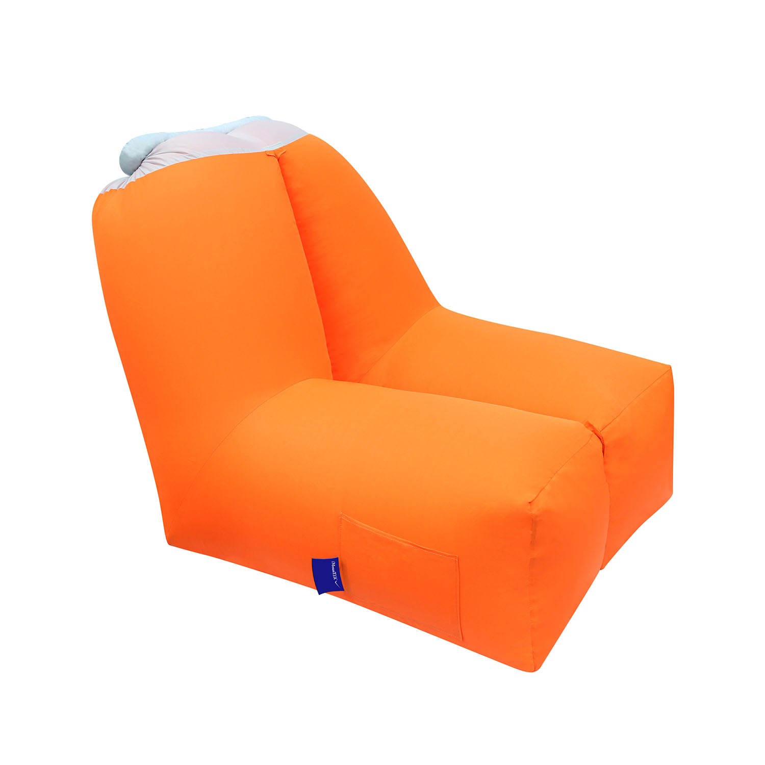 title:Inflatable Lounger Air Sofa Chair Couch w/ Portable Organizing Bag Waterproof Anti-Leaking for Backyard Lakeside Beach Traveling Camping Picnics;color:Orange