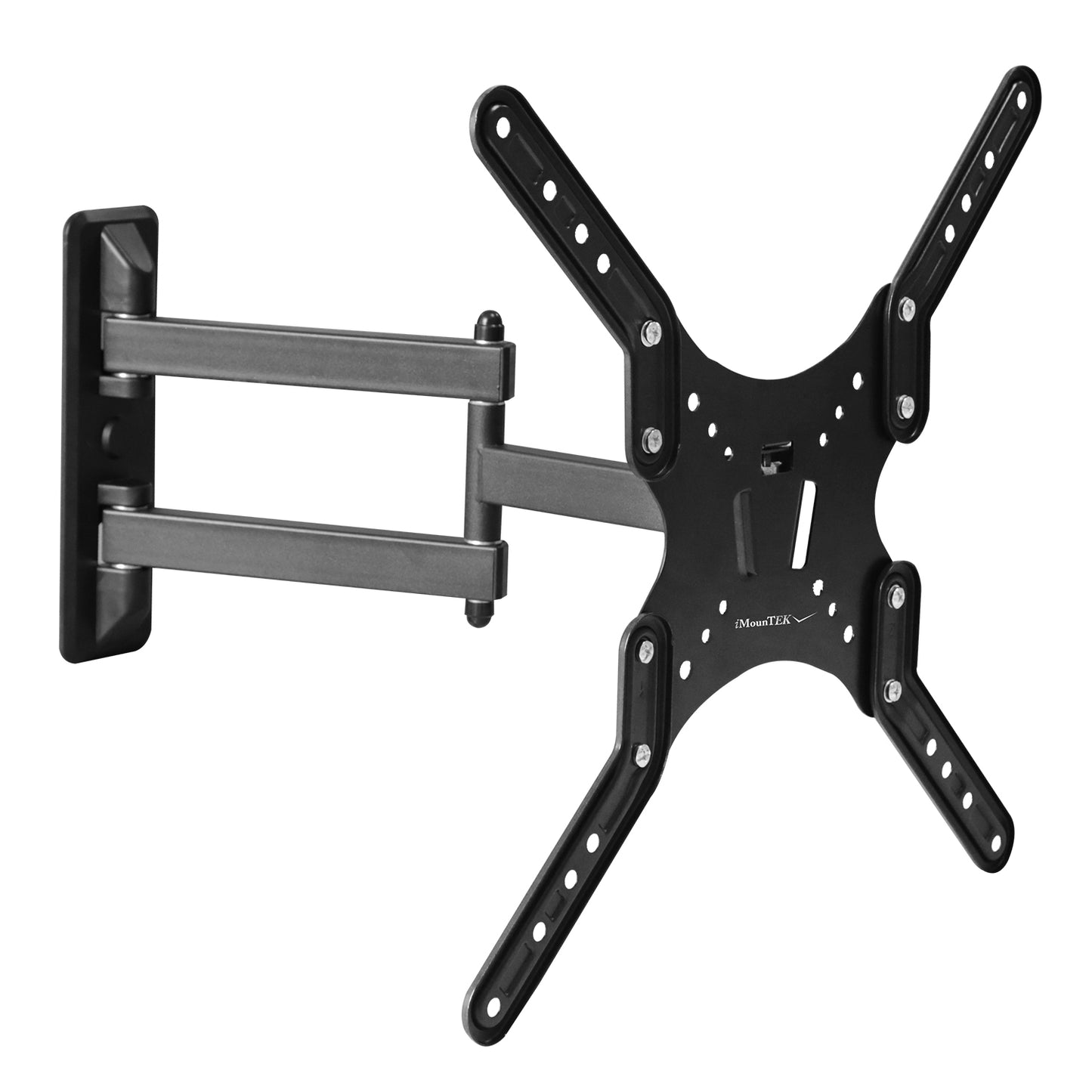 title:Fixed TV Wall Mount Bracket For 23-55in LED/LCD/PLASMA Flat TV VESA 400x400mm ±8° Tilt ±90° Swivel- Electronics;color:Black