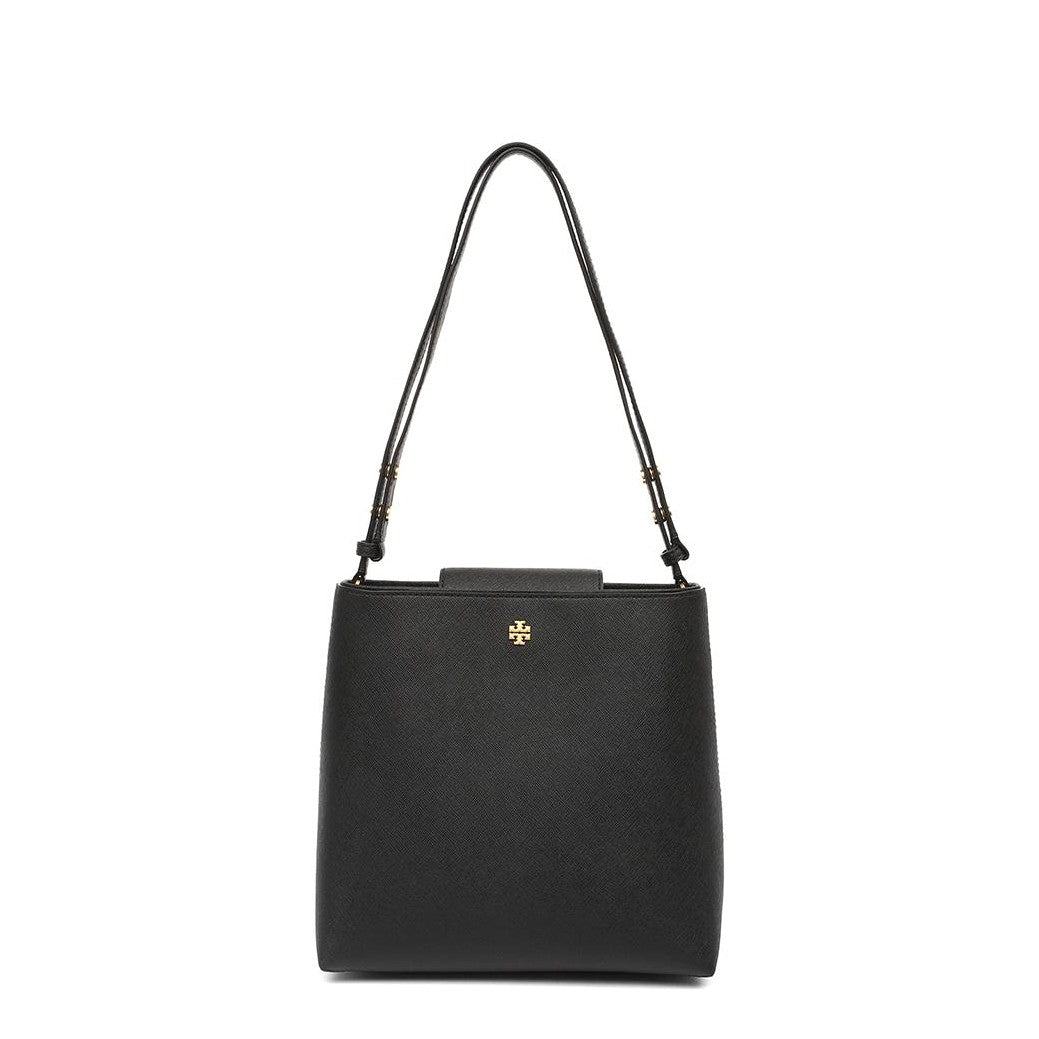 Tory Burch Black Emerson Bucket Bag