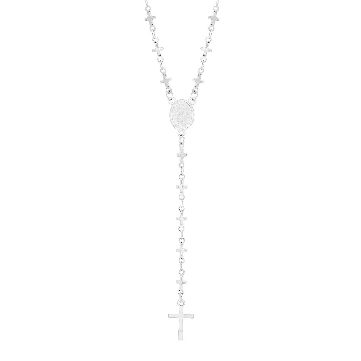 Cross Rosary Necklace