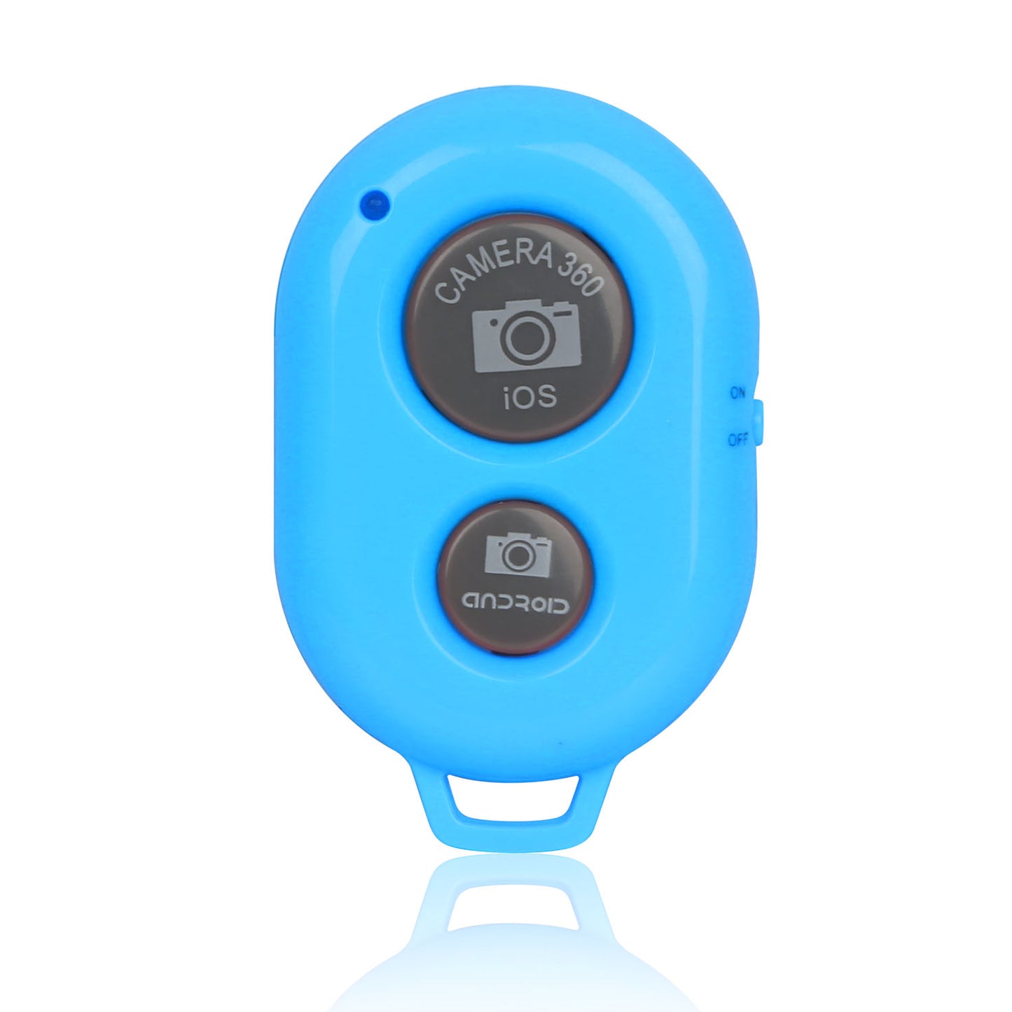 title:Unique Wireless Shutter Remote Controller for Android and iOS Devices;color:Blue