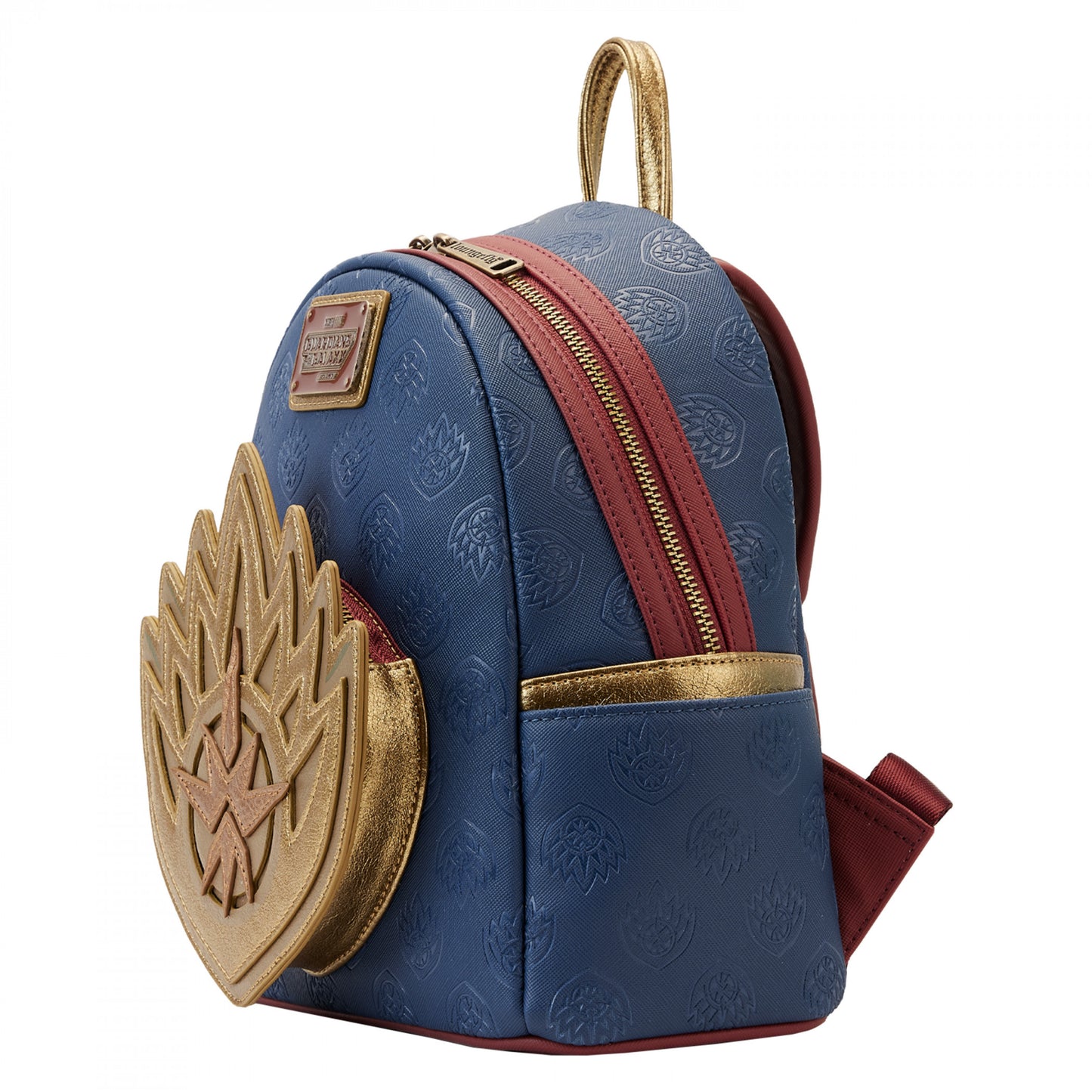 title:Guardians of The Galaxy Ravager Badge Mini Backpack By Loungefly;color:Multi-Color