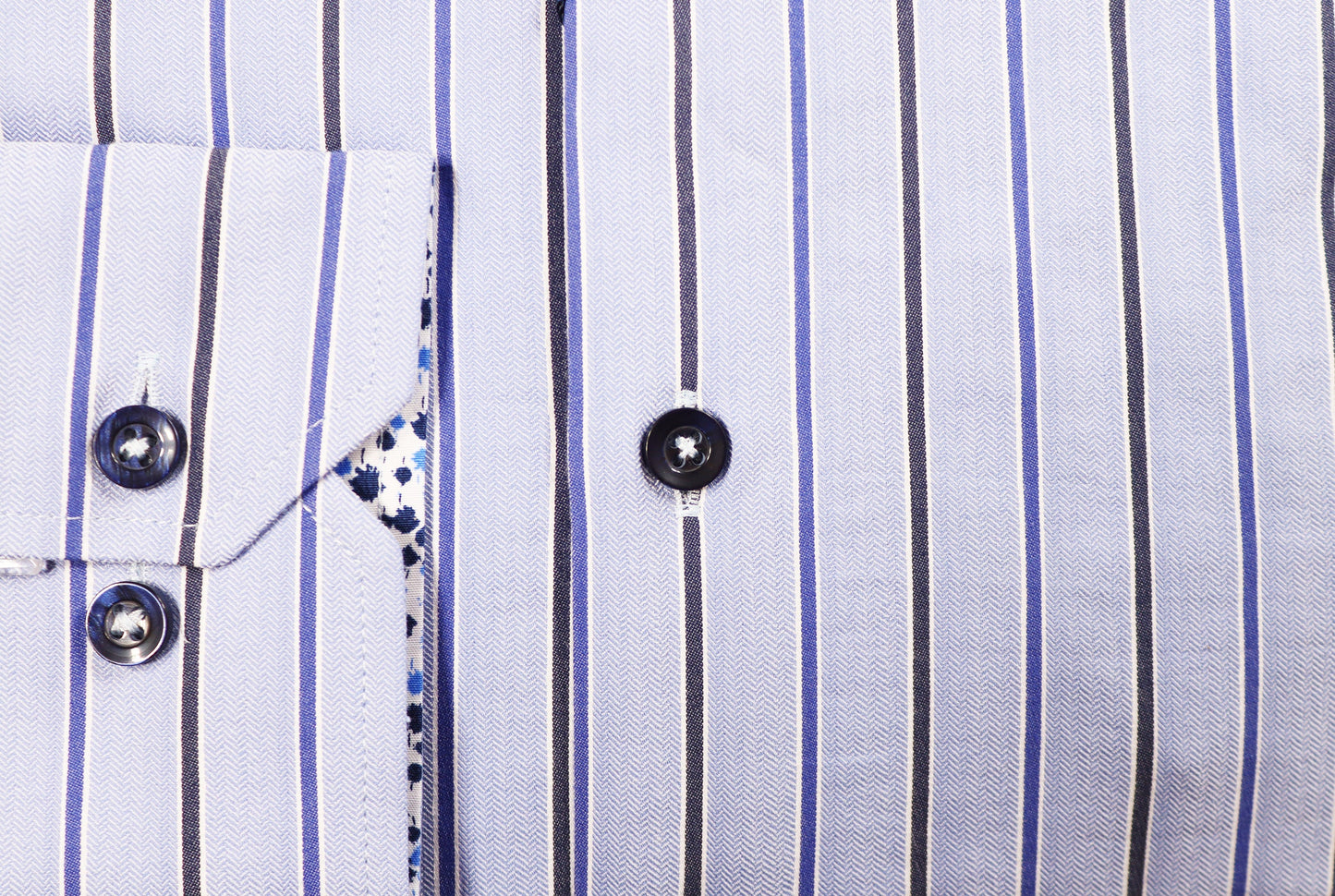 Light Blue with Black and Dark Blue Stripes