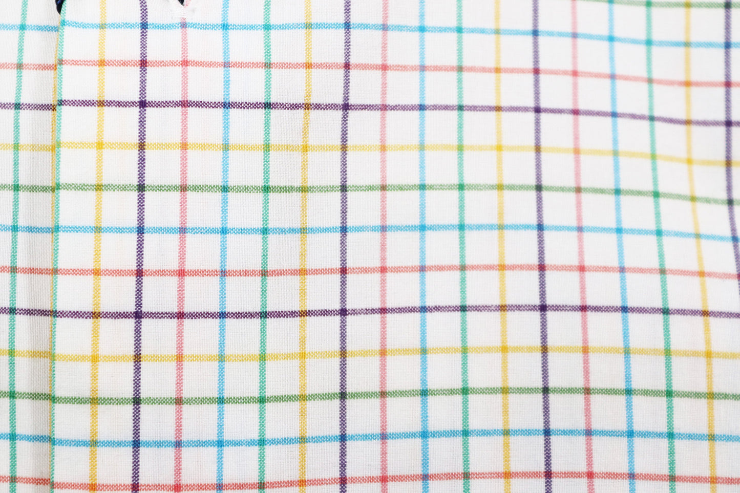 Short Sleeve with Rainbow Check