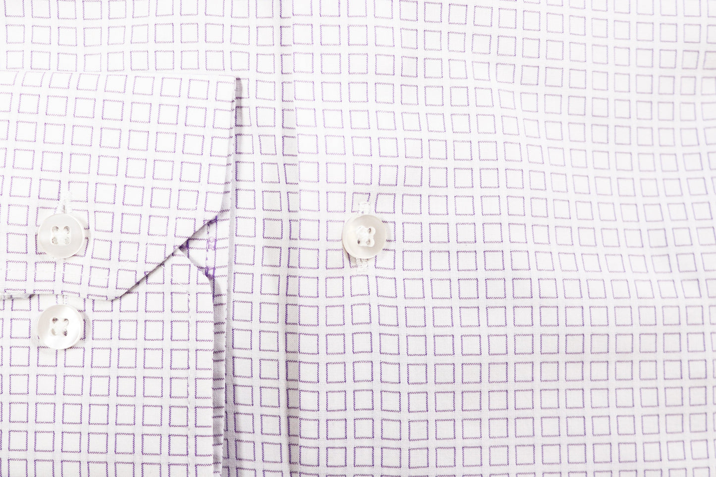 White with Purple Square Pattern