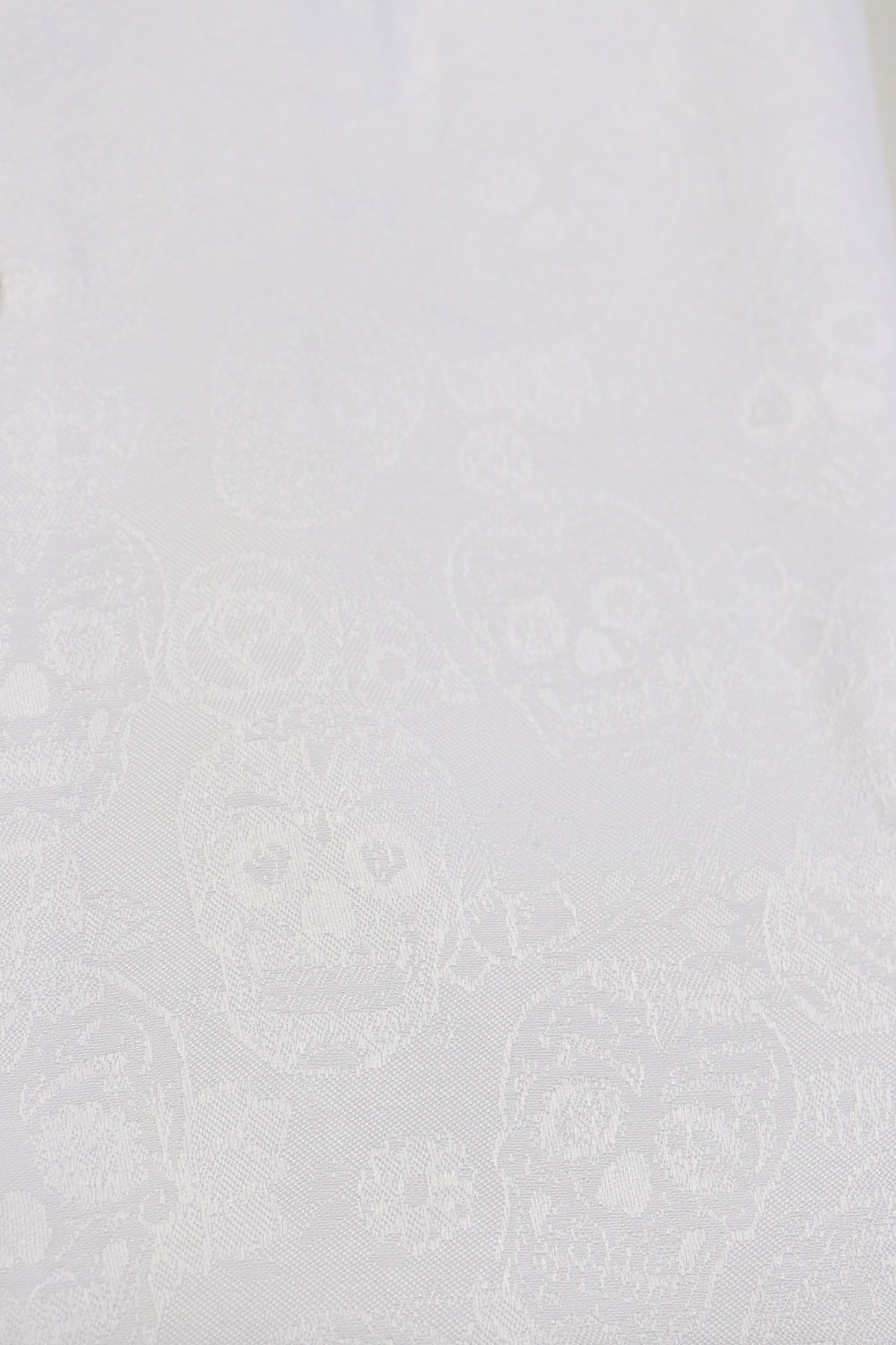 White Skull Jacquard