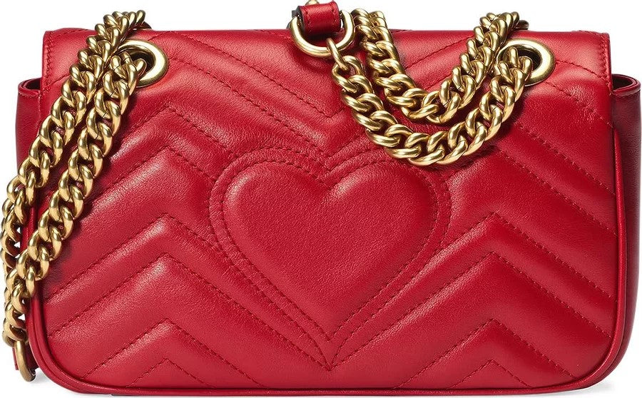 Gucci GG Marmont mini shoulder bag Red