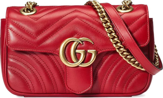 Gucci GG Marmont mini shoulder bag Red