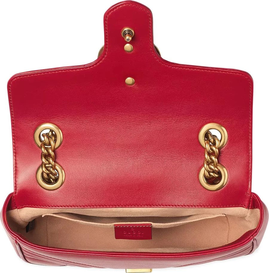 Gucci GG Marmont mini shoulder bag Red