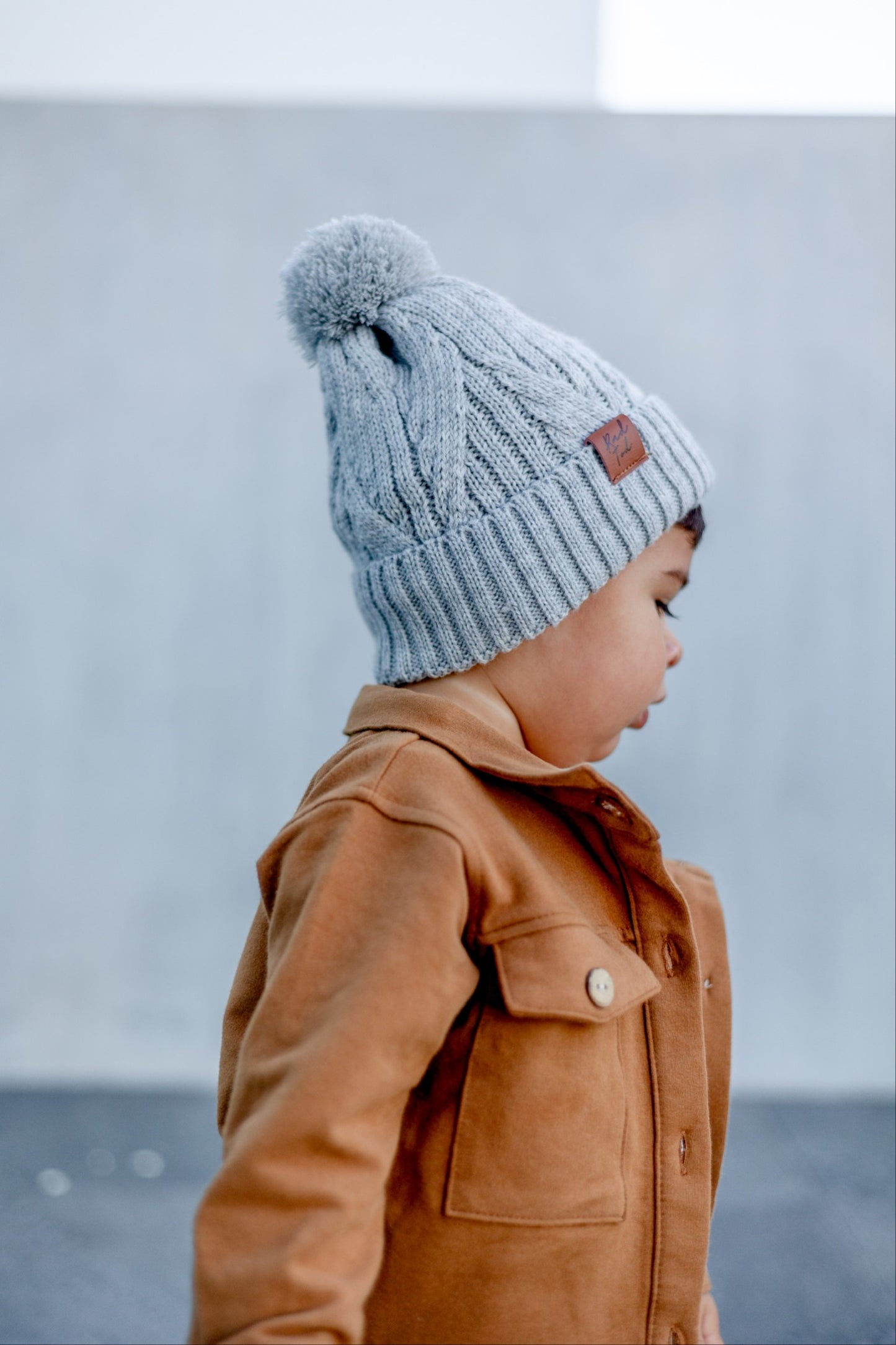 Lux - Gray Toddler Beanie