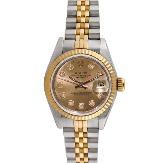 Pre-owned Rolex Ladies Two-tone Datejust, item #4