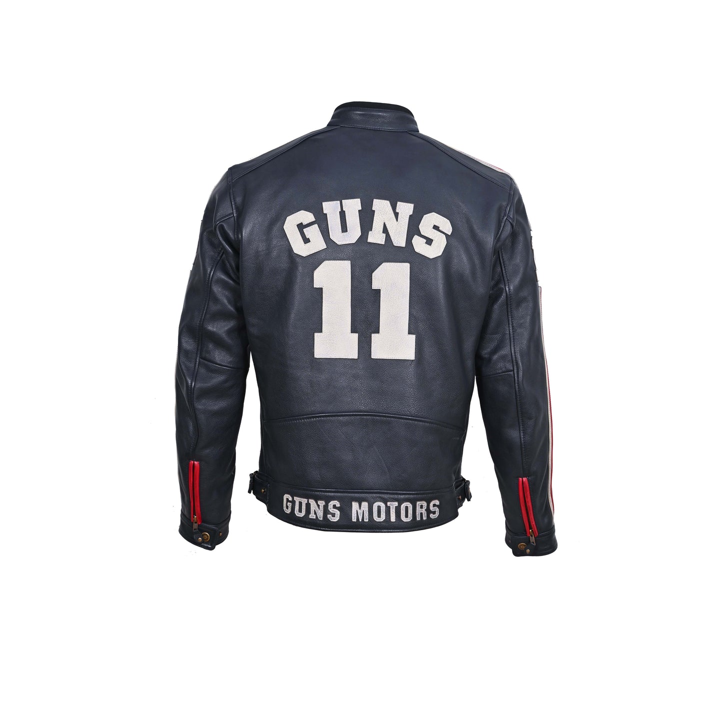 GUNSWEAR RACING CE MOTO BIKER JACKET NAVY