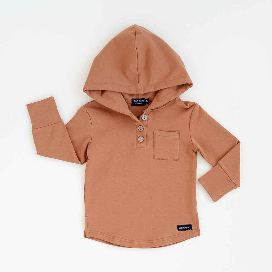 title:Rusty Brown Hoodie;color:Brown