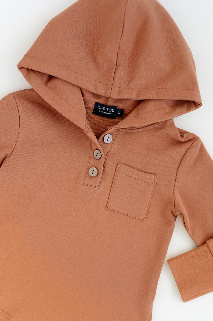 title:Rusty Brown Hoodie;color:Brown