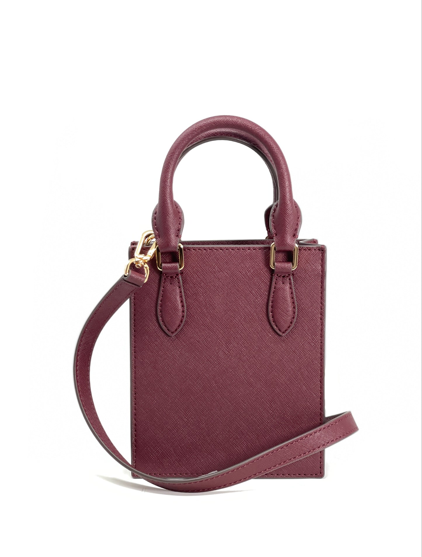 Tory Burch Claret Emerson Mini Shopper Tote