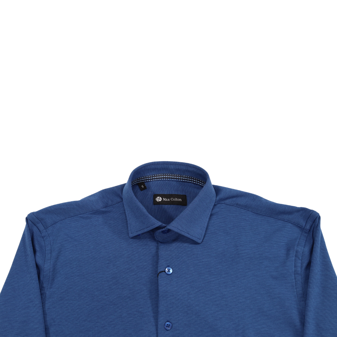 Max Colton James Shirt in Mid Blue