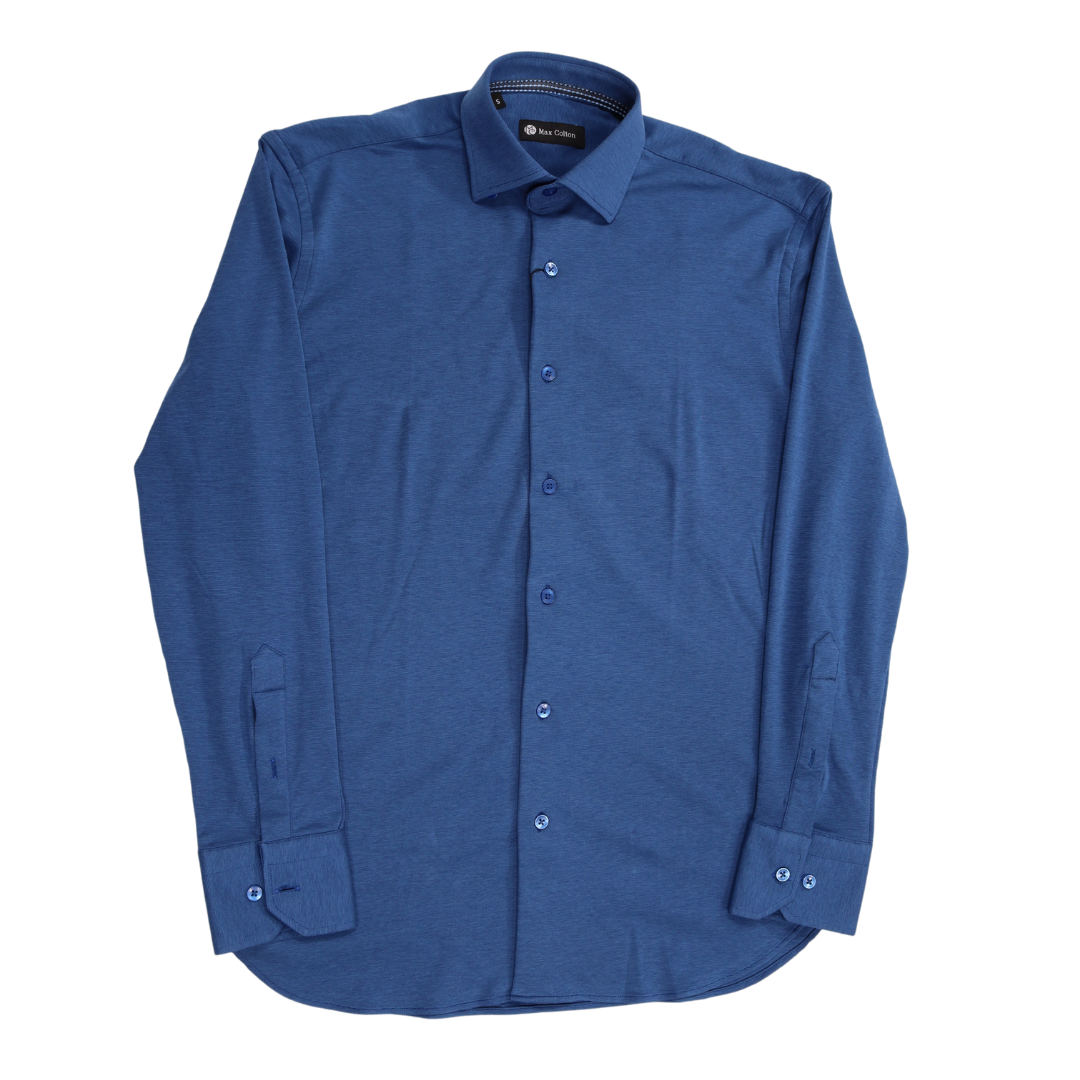 Max Colton James Shirt in Mid Blue