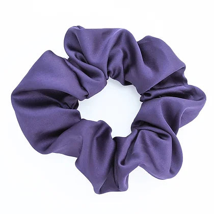 title:Satin Scrunchies, 5 Pack;color:Jewel Tone