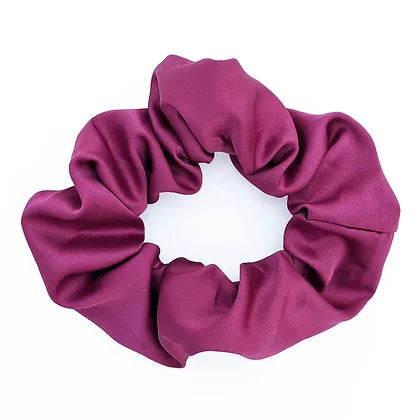 title:Satin Scrunchies, 5 Pack;color:Jewel Tone