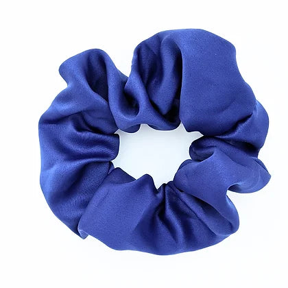 title:Satin Scrunchies, 5 Pack;color:Jewel Tone