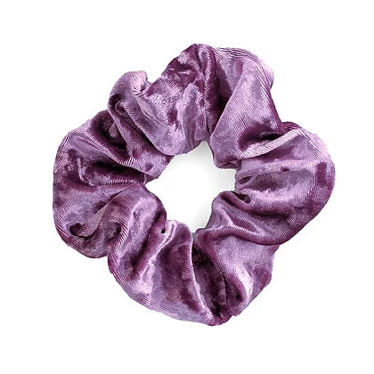 title:Velvet Scrunchies, 4 Pack;color:Light Color Pallet