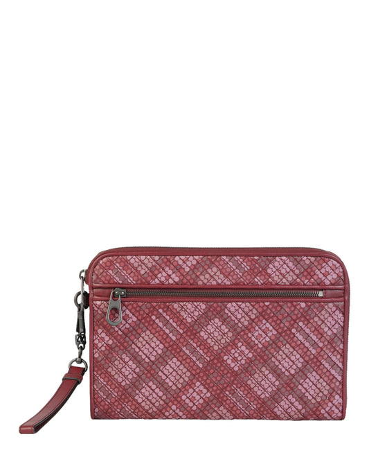 title:Bottega Veneta Intrecciato Woven Wristlet;color:Multi