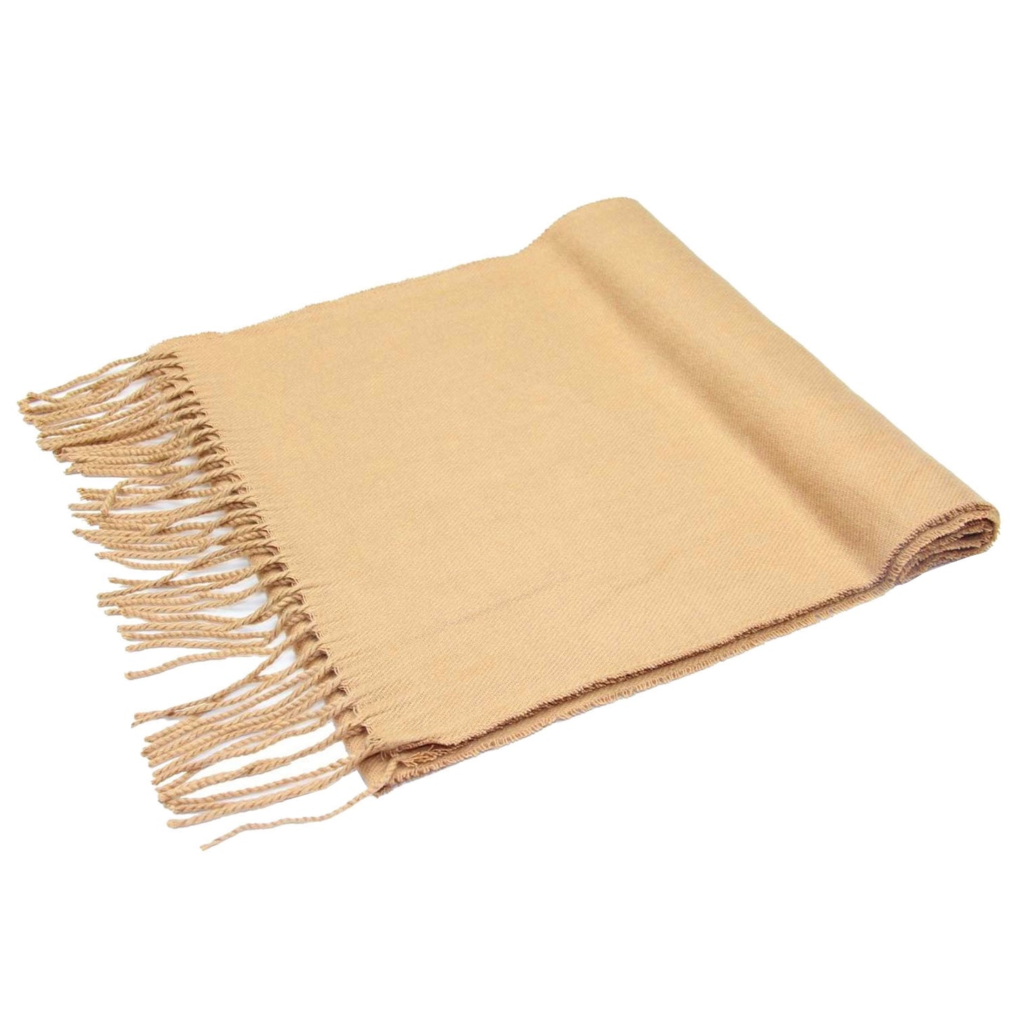 title:Mens Womens Oversize Cashmere Wool Shawl Wraps Blanket Winter Solid Scarf Soft Pashmina 79" X 28";color:Khaki