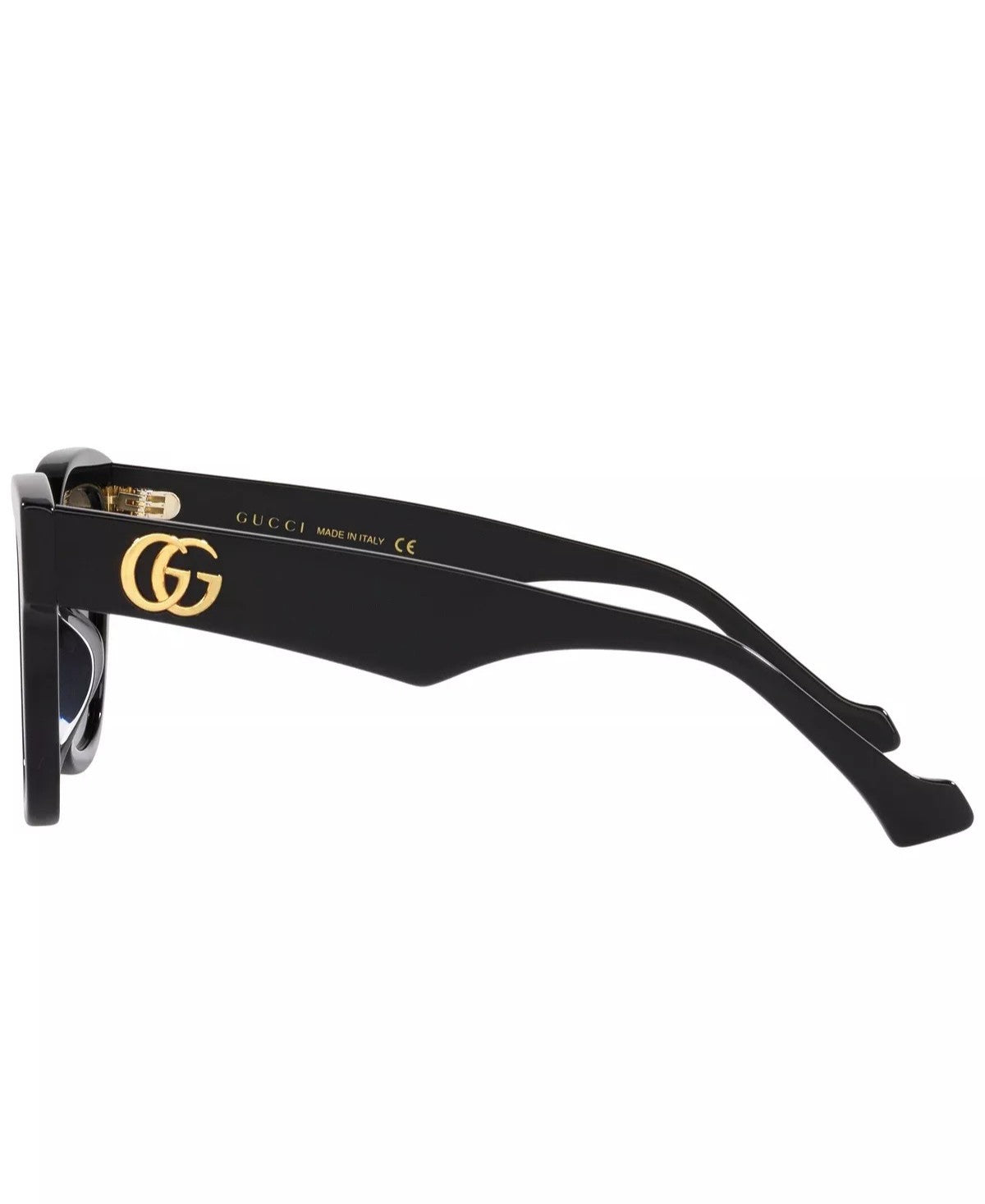 Gucci Square Frame Sunglasses 52MM - Black/ Grey