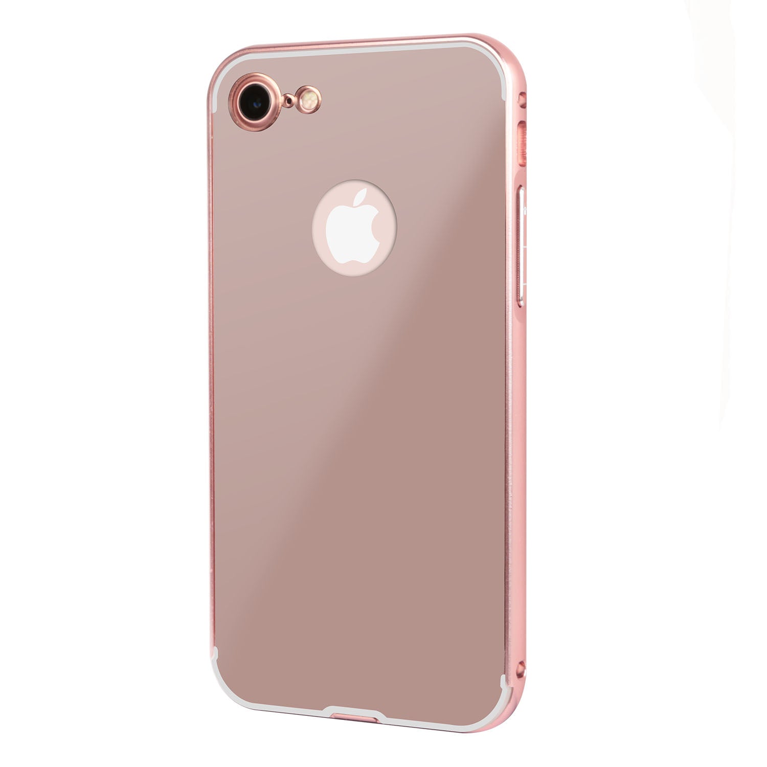 title:Slim Shock-resistant Mirror Case For iPhone 7 Plus;color:Rose Gold