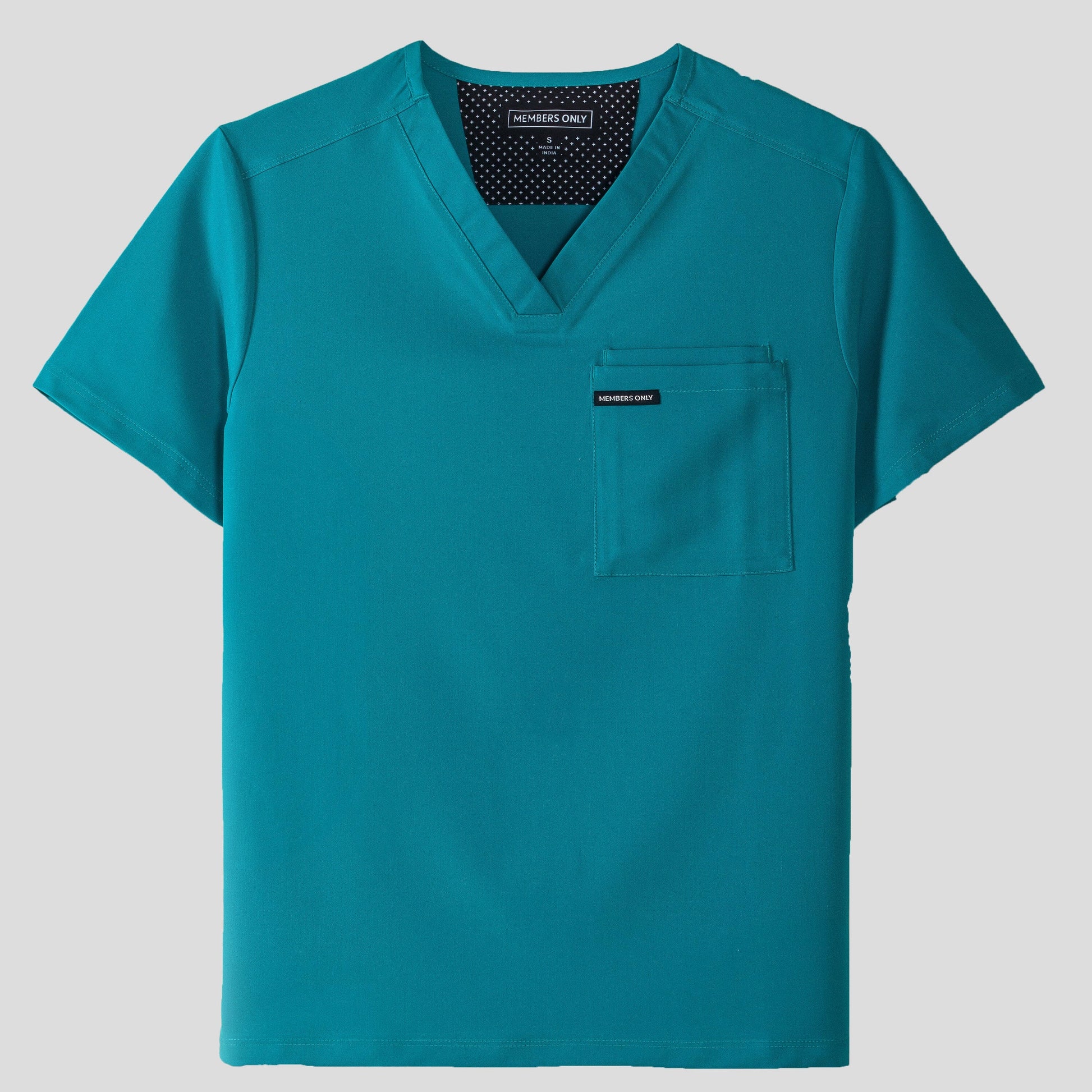 Brighton 3-Pocket Scrub Top Mens Scrub Top Members Only 