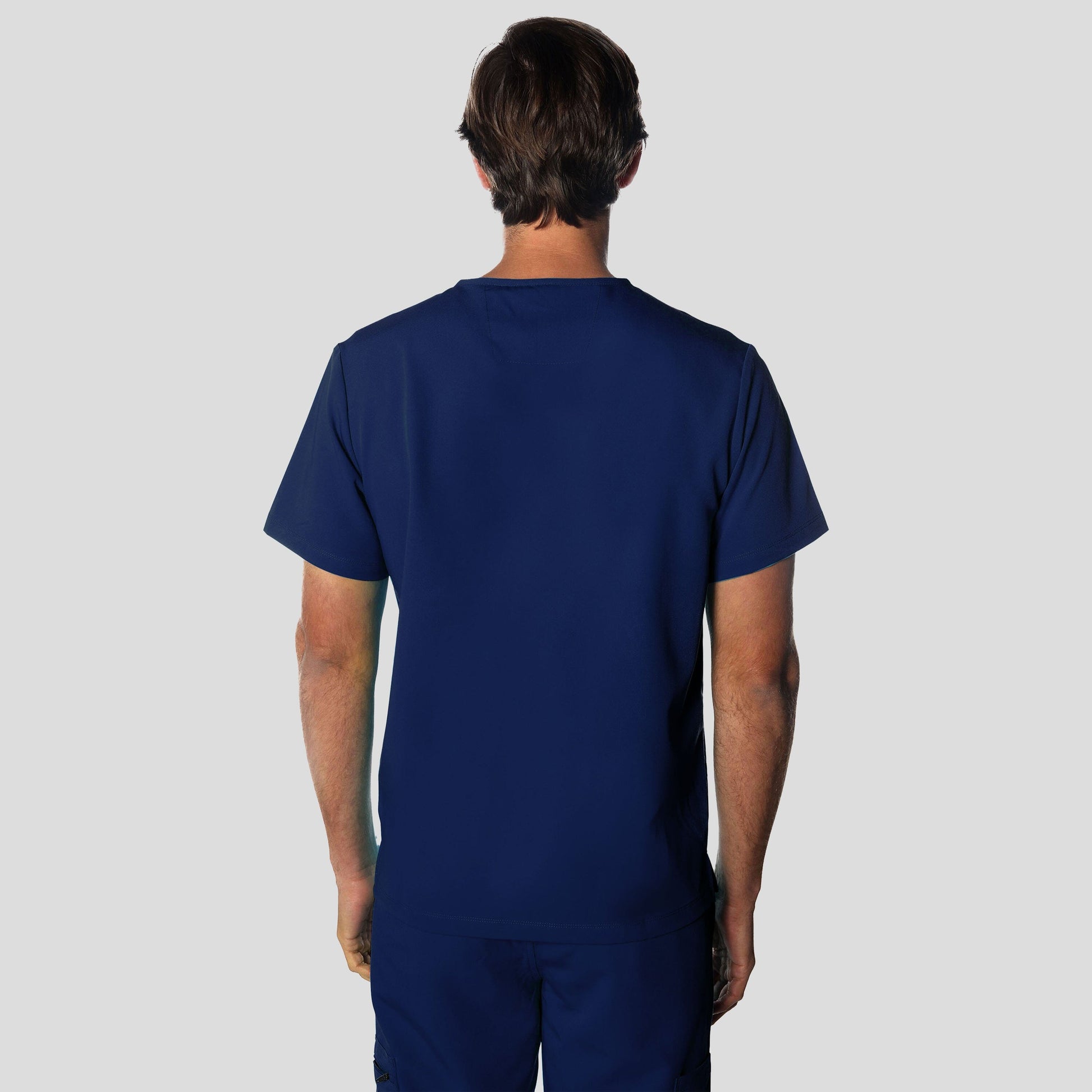 Brighton 3-Pocket Scrub Top Mens Scrub Top Members Only 