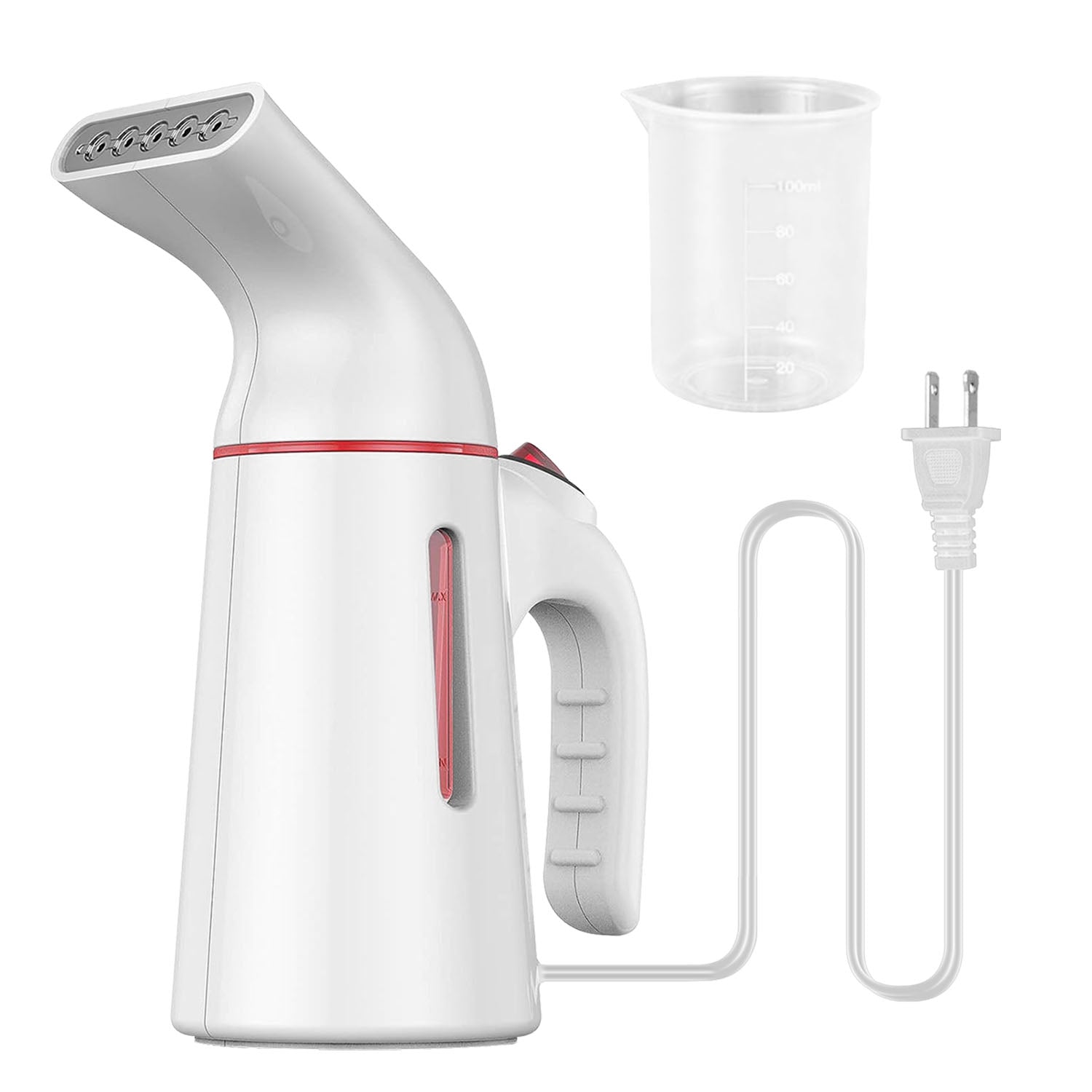 title:700W Garments Steamer Portable Handheld Steamer Travel Electric Steamer for Garments Clothing Wrinkles Remover 30S Heat Up 150ML Water Tank;color:White