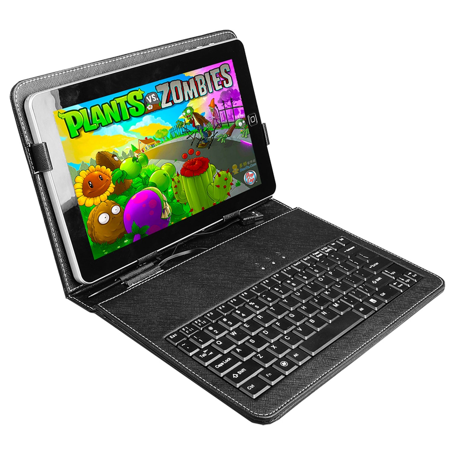 title:8inch tablet case with keyboard;color:Black