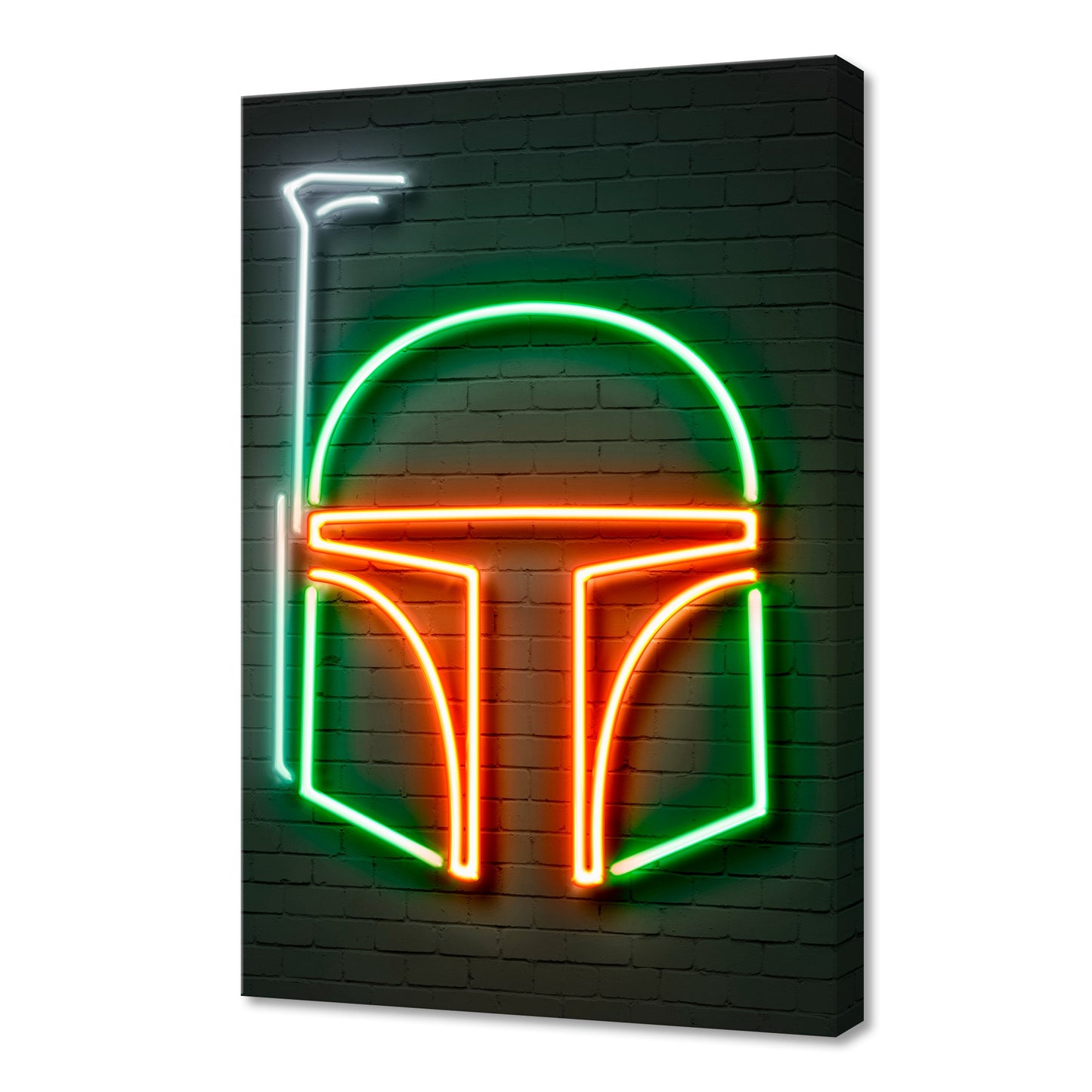 Boba Fett Fine Art Stretched Canvas