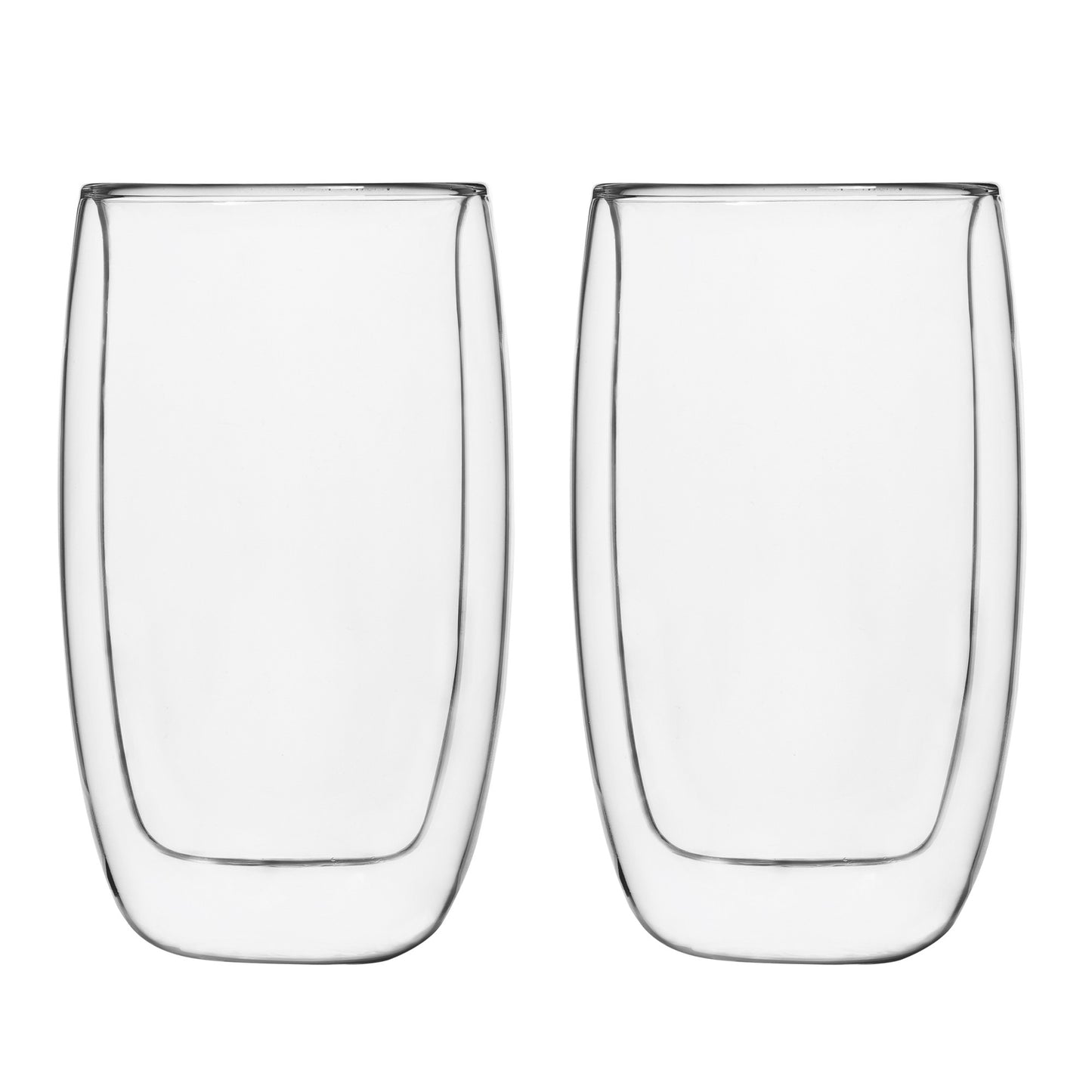 Safdie & Co. Macchiato Glass Double Wall 4PC Set 380ML Barista