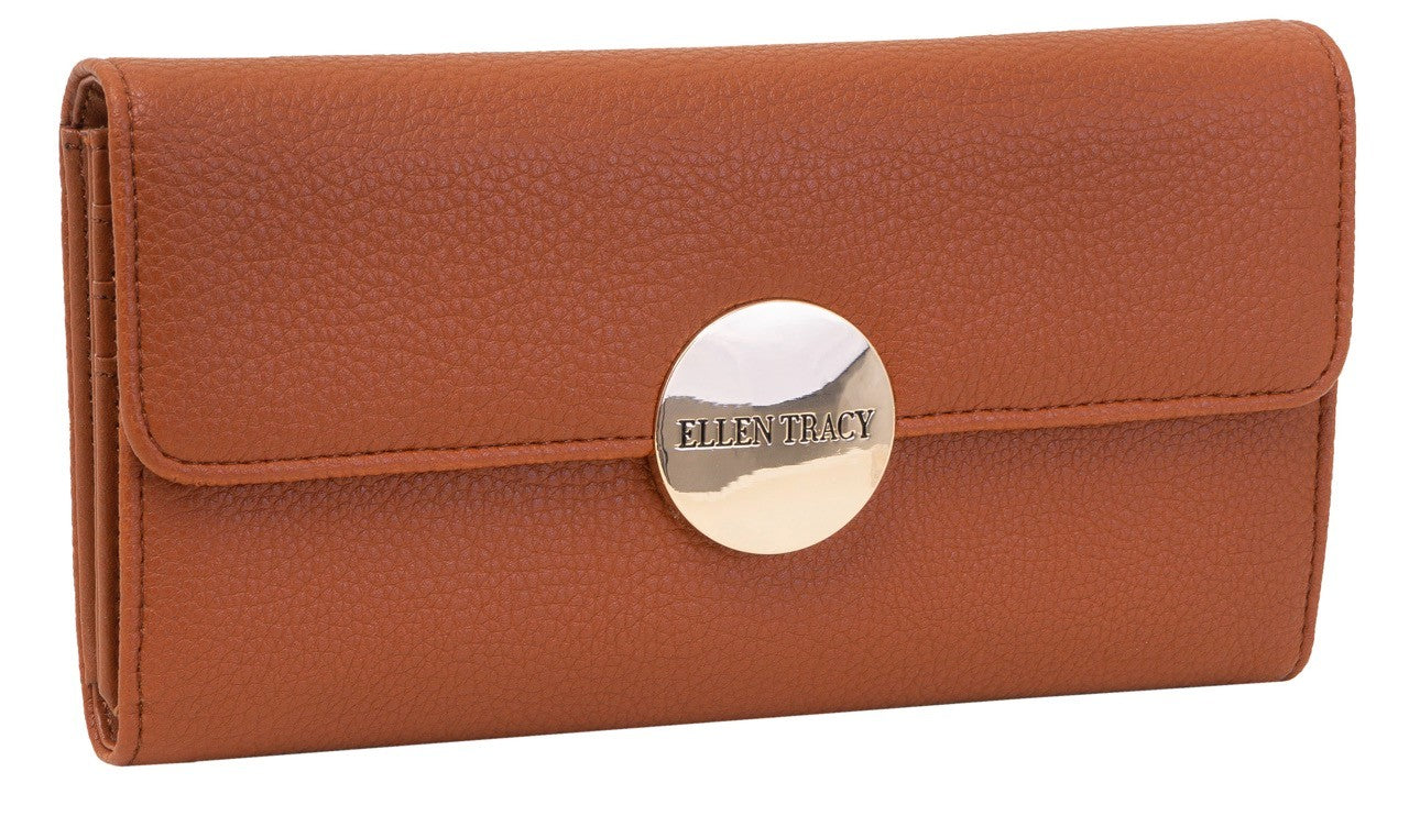 Ellen Tracy Wristlet And Continental Clutch Wallet Set