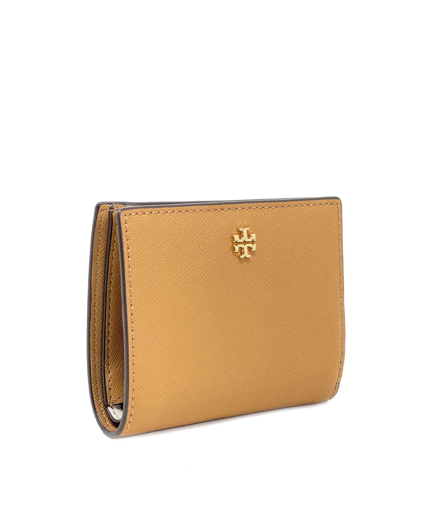 Tory Burch Tiramisu / New Ivory Emerson Colorblock Mini Wallet