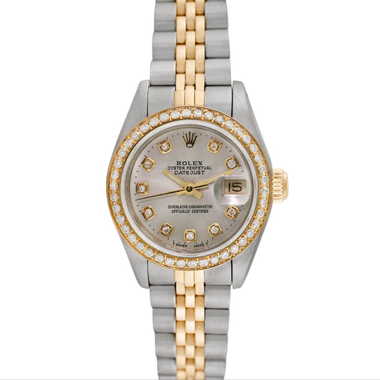 Pre-owned Rolex Ladies Two-tone Datejust #63