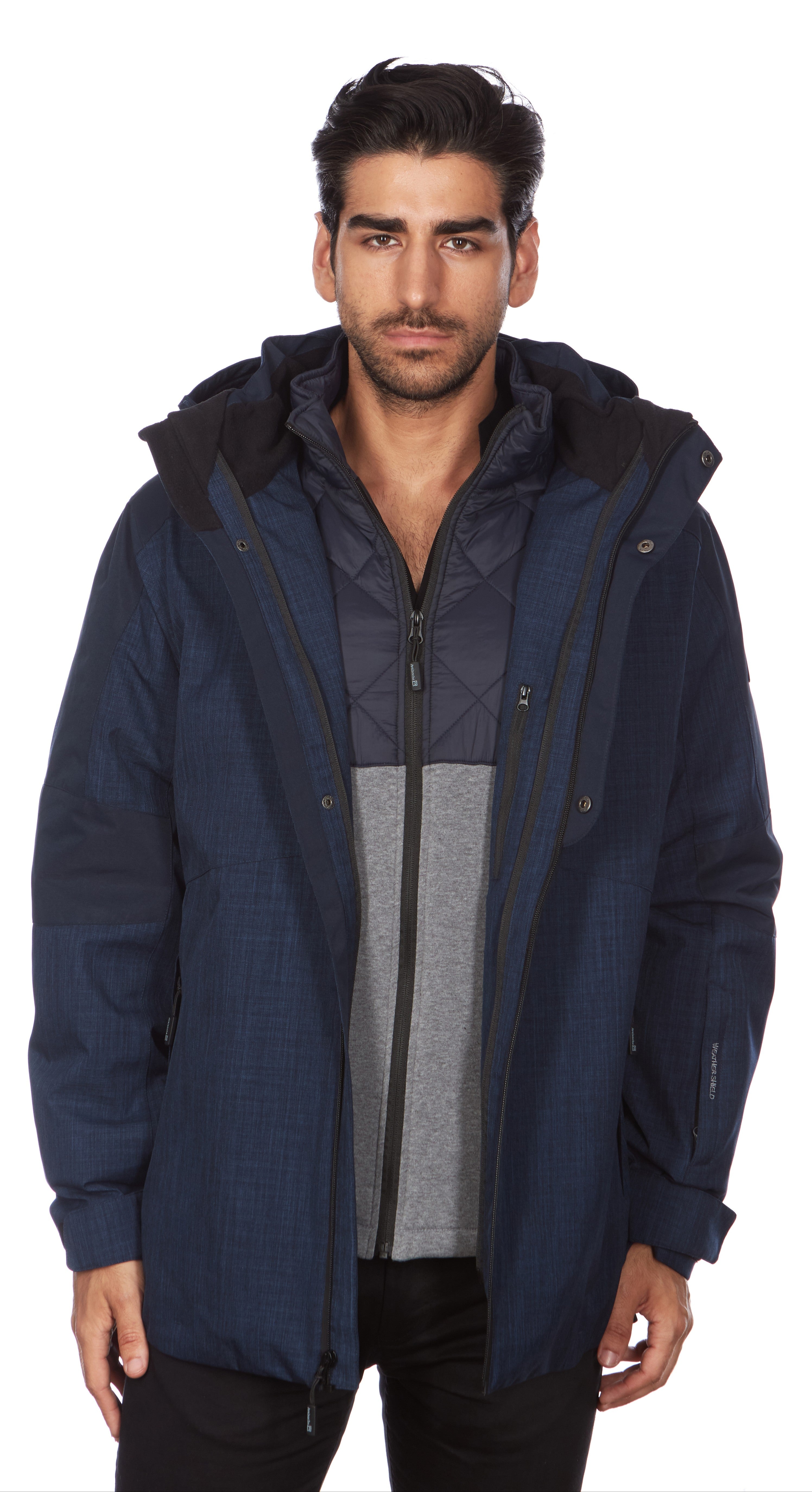 Men's Picture Object Waterproof Snow Jacket